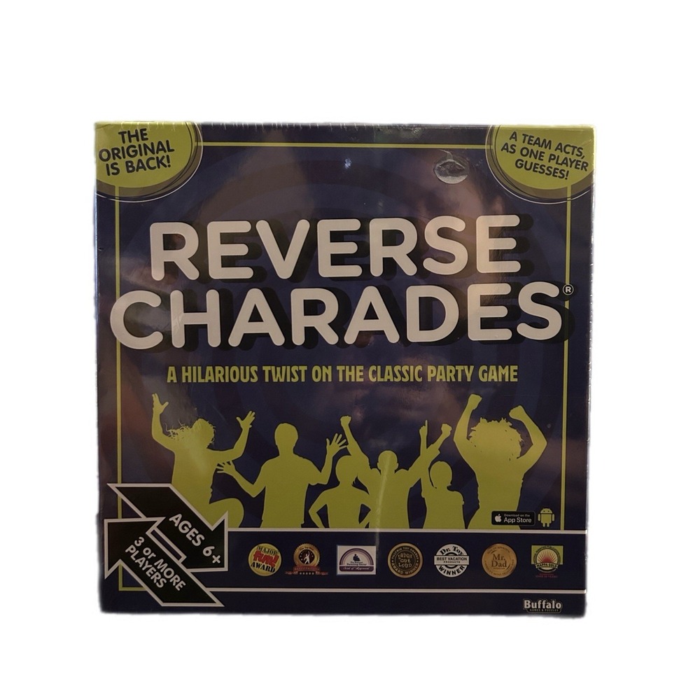Reverse Charades SEALED Buffalo Games Party Family